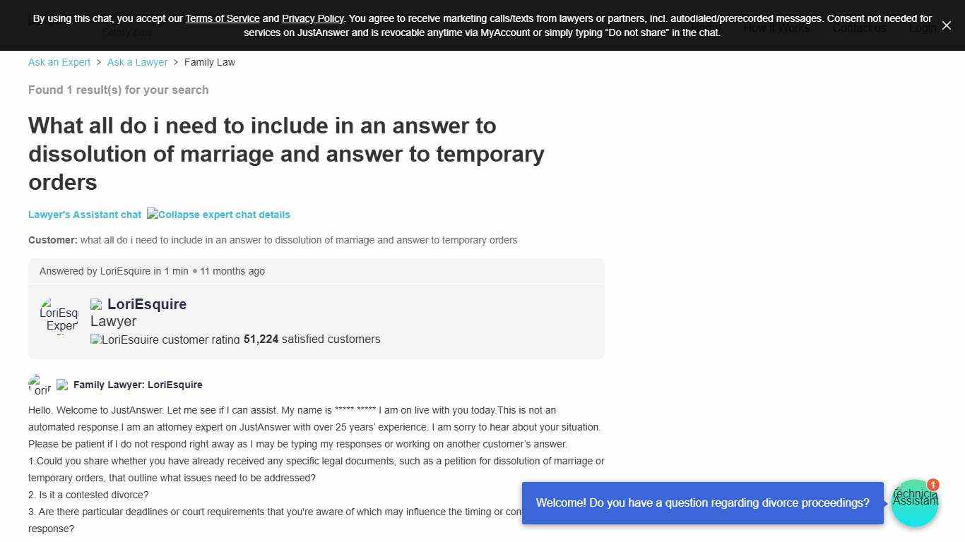 Guide to Filing Answers in Marriage Dissolution